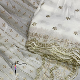 Pure Georgette Embroideries 54" & 44" Combinations!