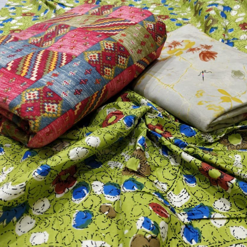 Pure Cotton and Rayon Prints 44"