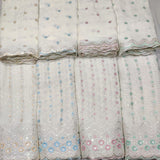 Pure Georgette Embroideries 54" & 44" Combinations