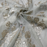 Organza Embroidery, Width 44"