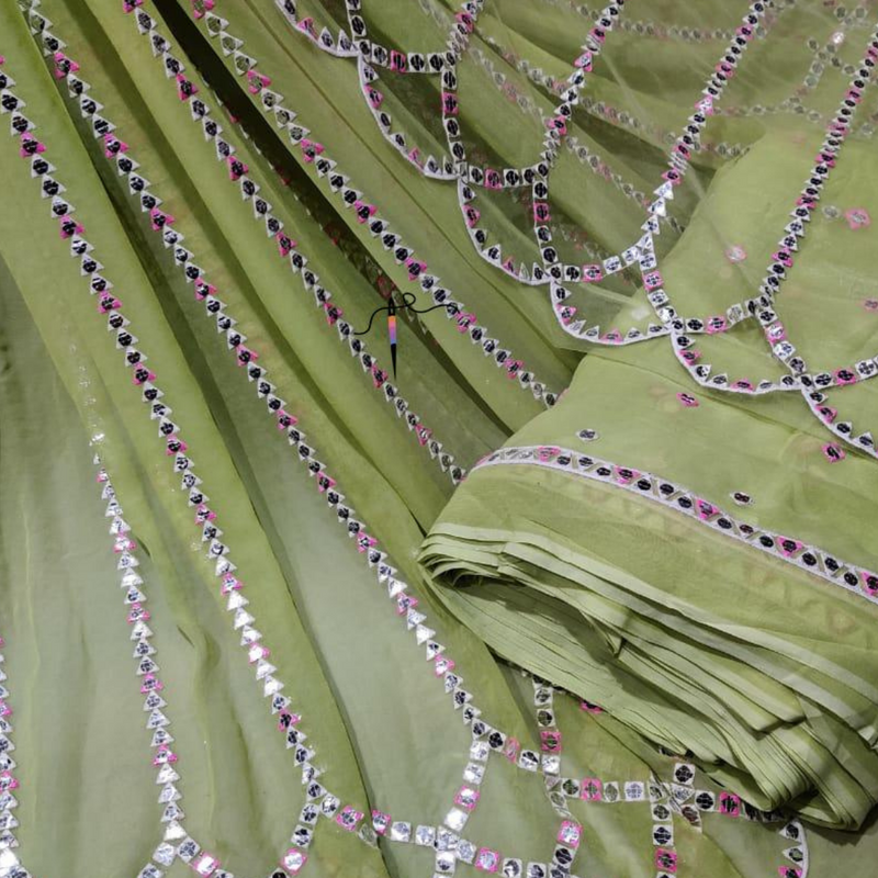 Nett 44" and Pure Georgette 44" & 54" Combinations