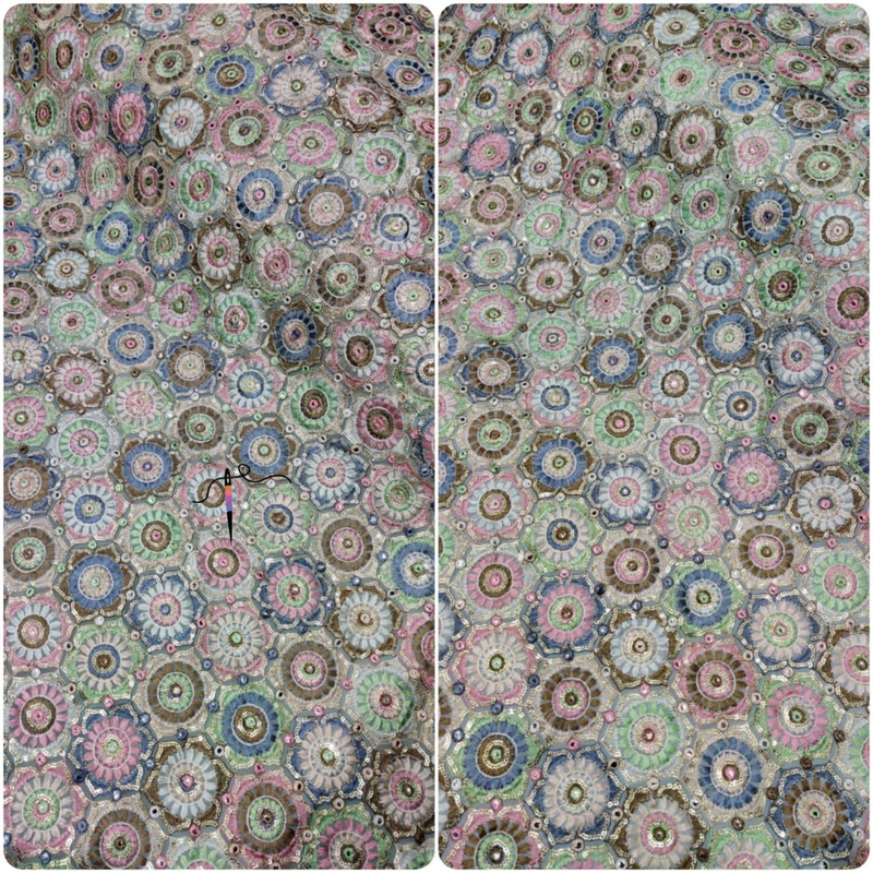 Georgette Embroideries , 44”