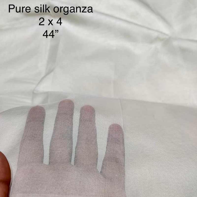 Pure Silk Organza , 44"