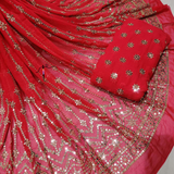 Pure Georgette , Width : 54" & 44"