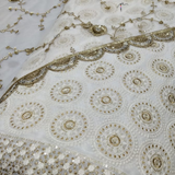 Pure Georgette 54" & Nett 44" Embroidery Combinations