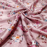 Soft & Pure Silk Slub Prints, Width 44"