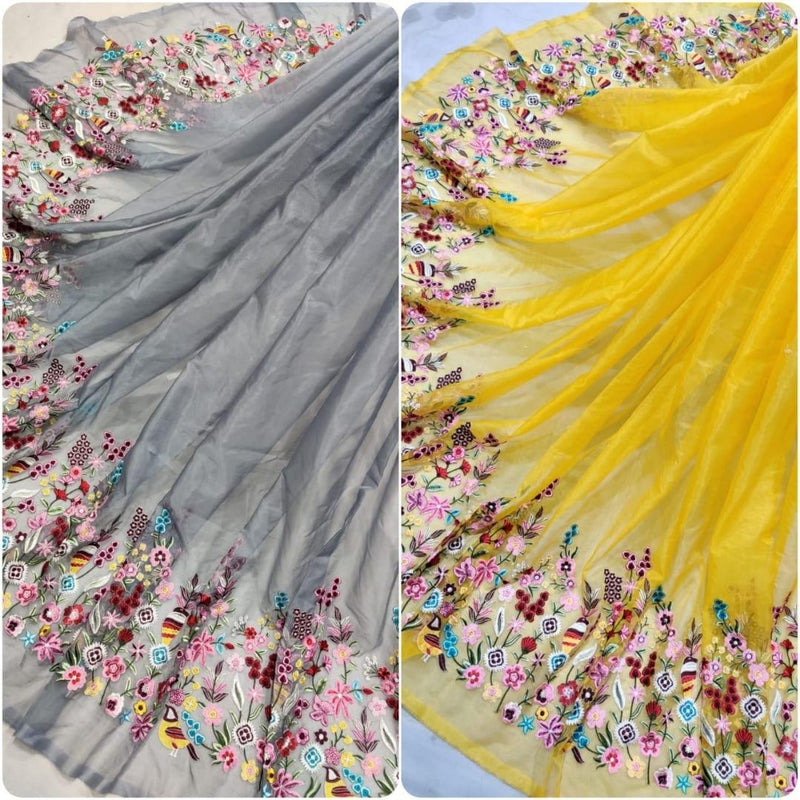 Pure organza Embroideries 54”