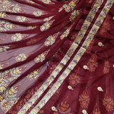 56” and 44" Georgette Embroideries Combinations