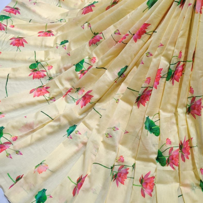 Pure Chanderi Silk , Width : 44"