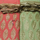 Pure Georgette Embroideries 54" & 44" Combinations