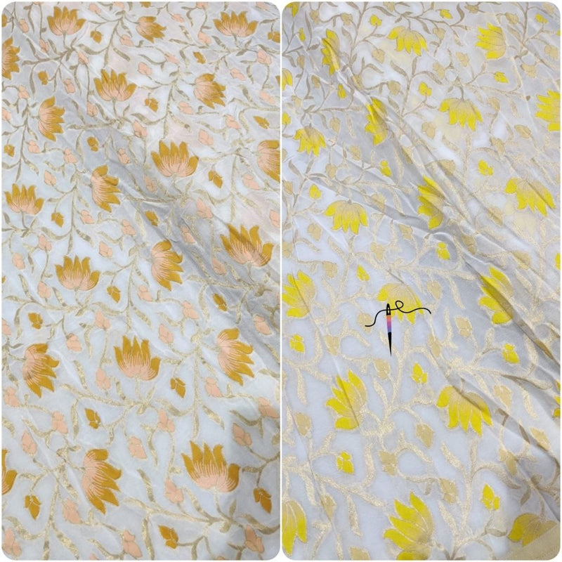 Pure Georgette Embroideries 44”