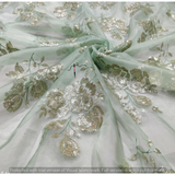 Organza Embroidery, Width 44"