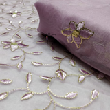 Organza Embroidery Combination, Width 44"