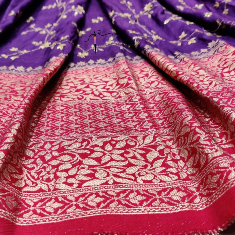 Uppada Silk , Width : 54"