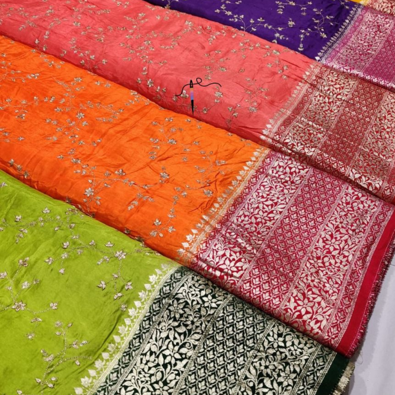 Uppada Silk , Width : 54"