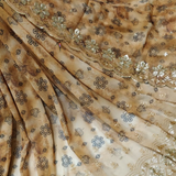 Georgette and Organza Print and Embroidery Combinations