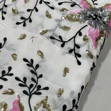 Pure Georgette Embroideries, Width-54"