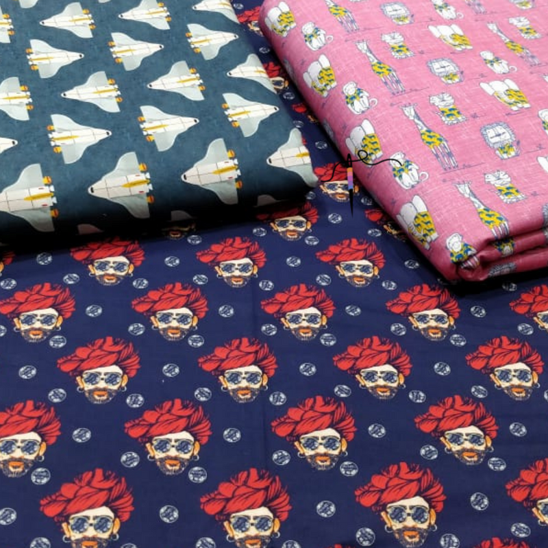 Pure Cotton Prints, Width 44"