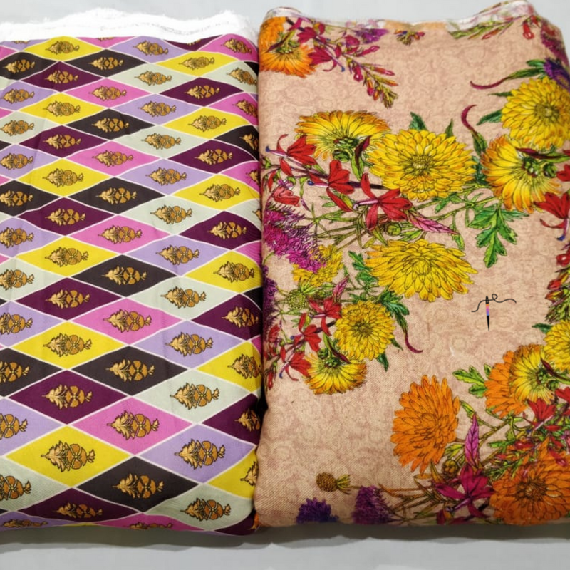 Cotton Pashmeena, Width 44"