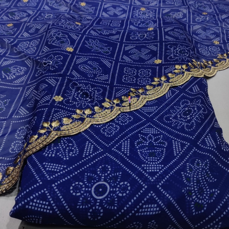 Georgette Prints , Width : 44"