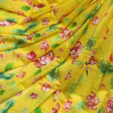 Pure Chanderi silk , Width : 44"