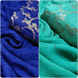 Pure Silk Weaves and Pure Georgette Embroideries 44" Combinations