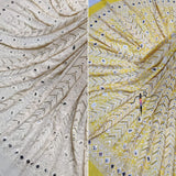 54” georgette embroideries