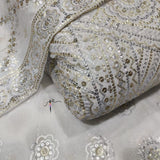 54" and 44" pure georgette combinations