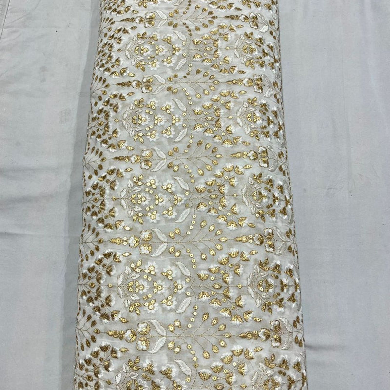 Pure Georgette Embroideries 44"