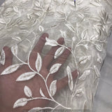 Pure Dyeable Organza Embroideries