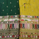 Pure Georgette with Elaborative Border