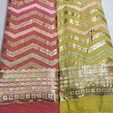 Pure Georgette Border Concept